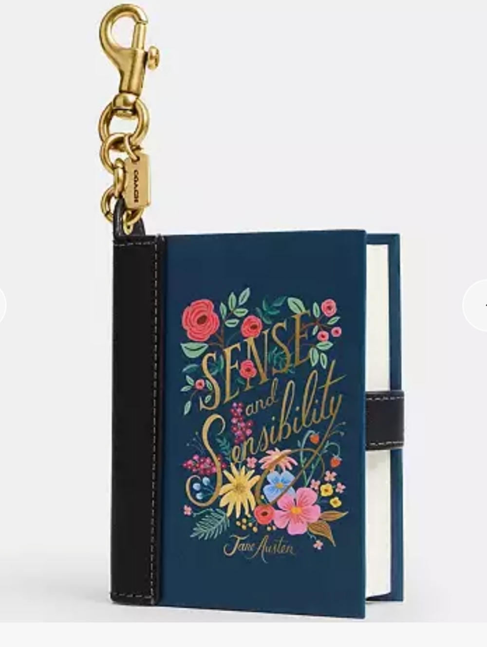 💕NWT Coach Sense & Sensibility Book Charm💕